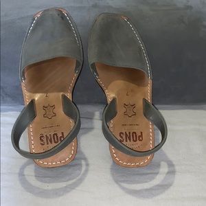 Pons wedge heels grey 7